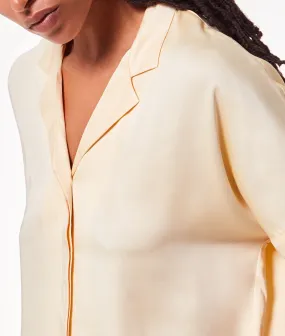 Camisa pijama lisa PRIYA JAUNE SOLEIL - ETAM