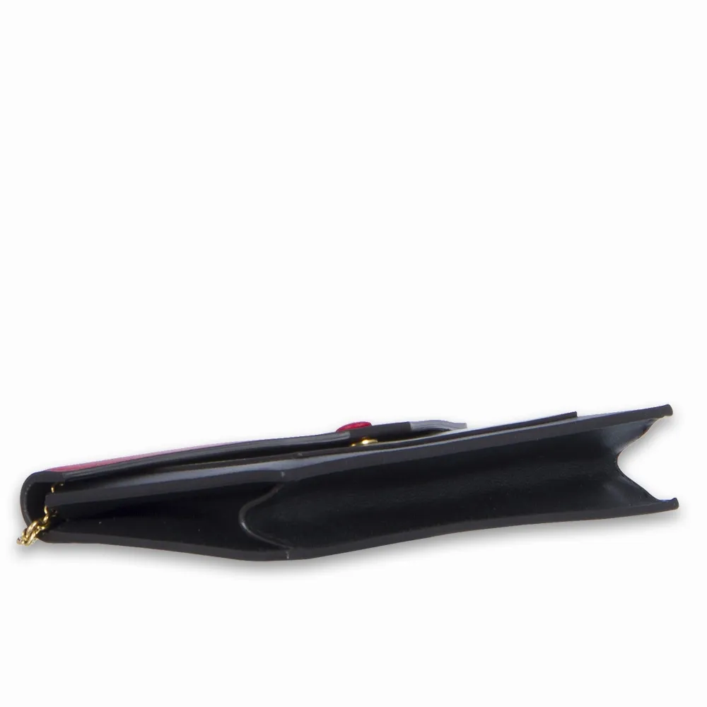 Céline Clutch Tricolor con Cadena