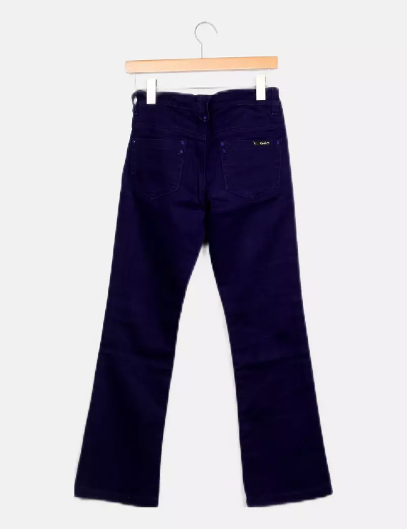 NoName Pantalón denim morado