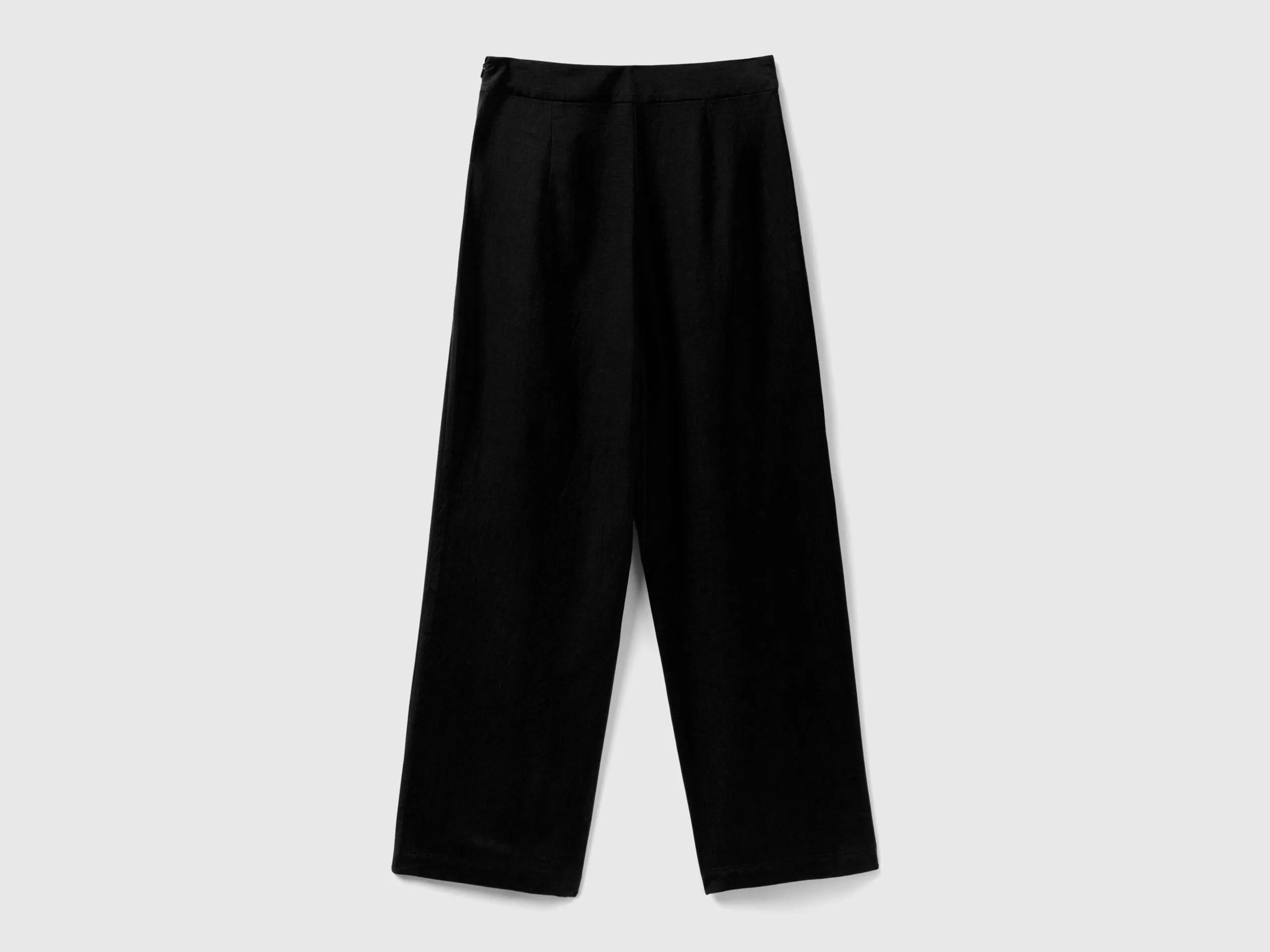 Pantalón cropped en mezcla de viscosa sostenible