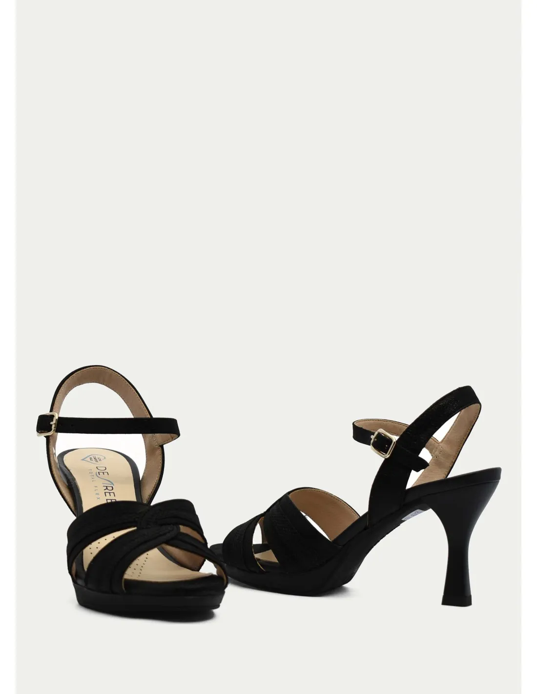 SANDALIAS DESIREE ALBI4 NEGRO 