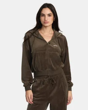 Seniesa Estrada Ring - Sudadera con Capucha y Cremallera para Mujer-