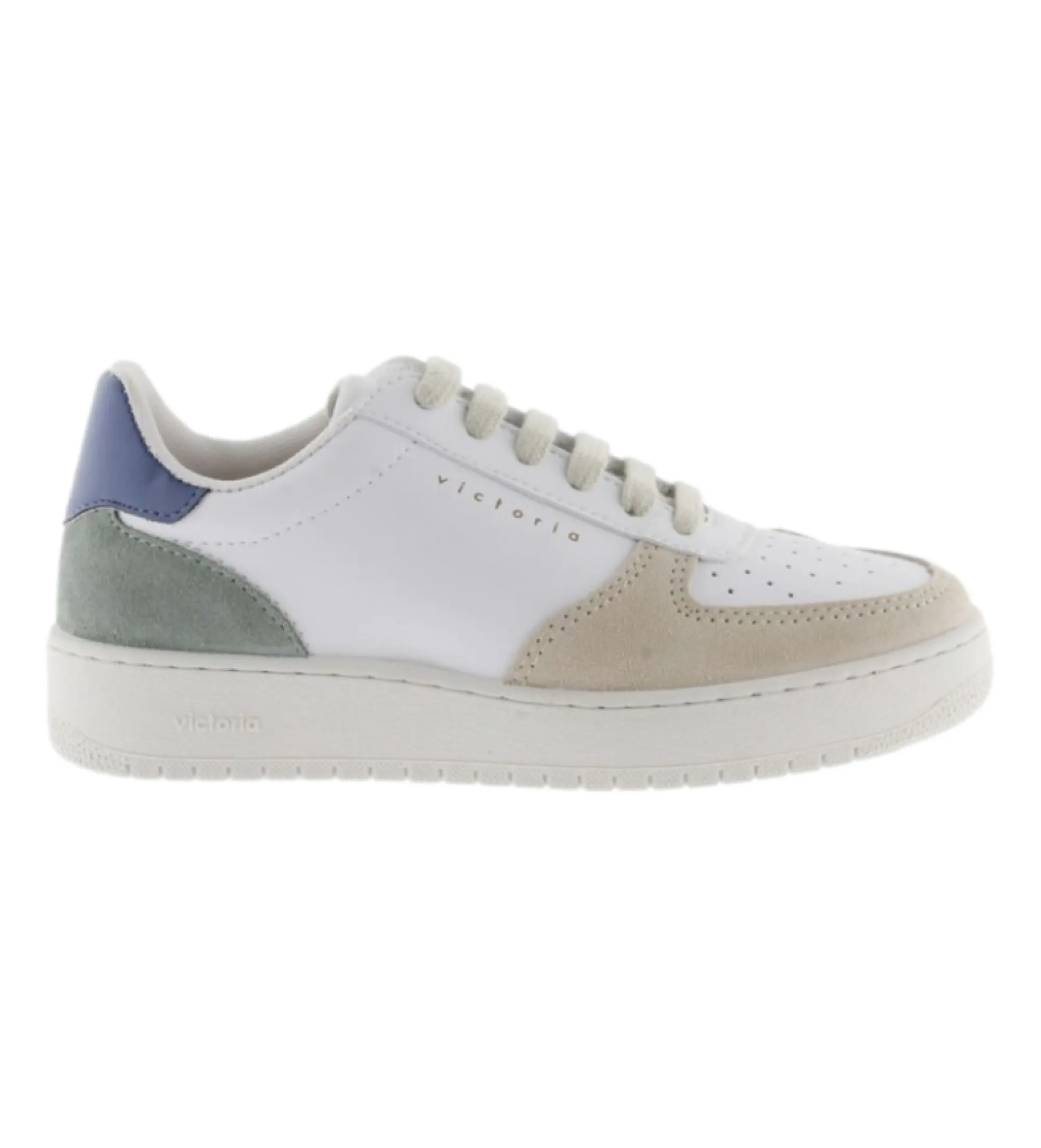 Zapatillas de piel Madrid blanco