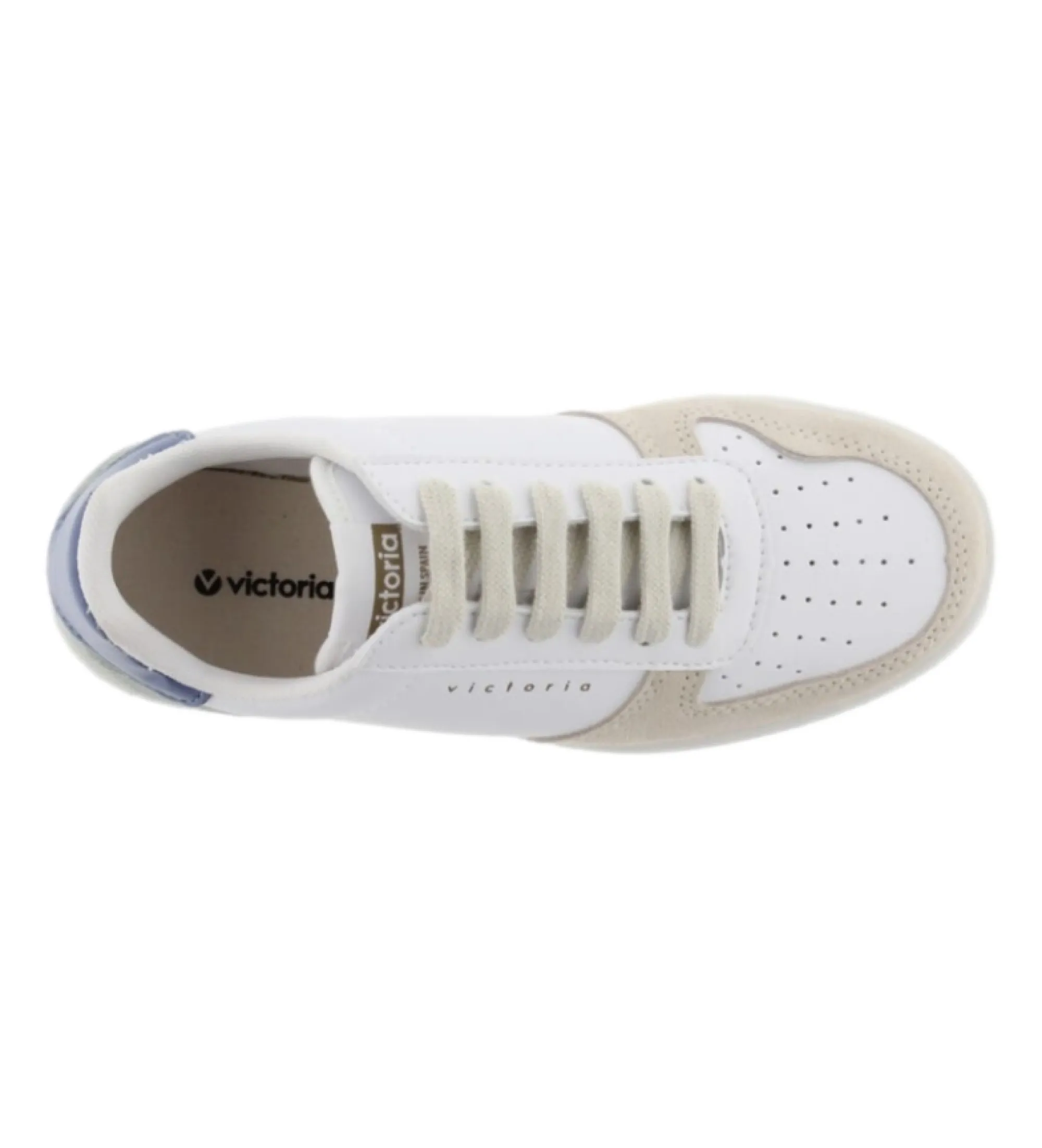 Zapatillas de piel Madrid blanco
